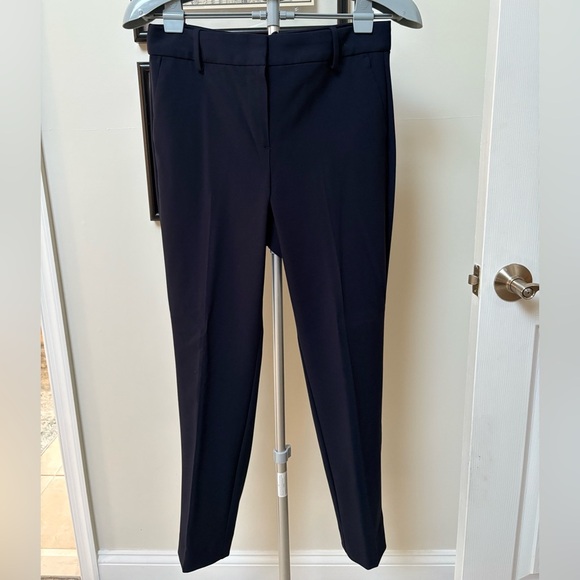 J Crew Ruby Full Length Pant Navy Blue 10 Petite - Picture 2 of 5